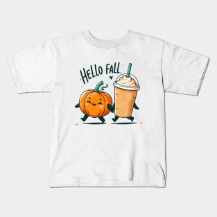 Hello Fall Kids T-Shirt